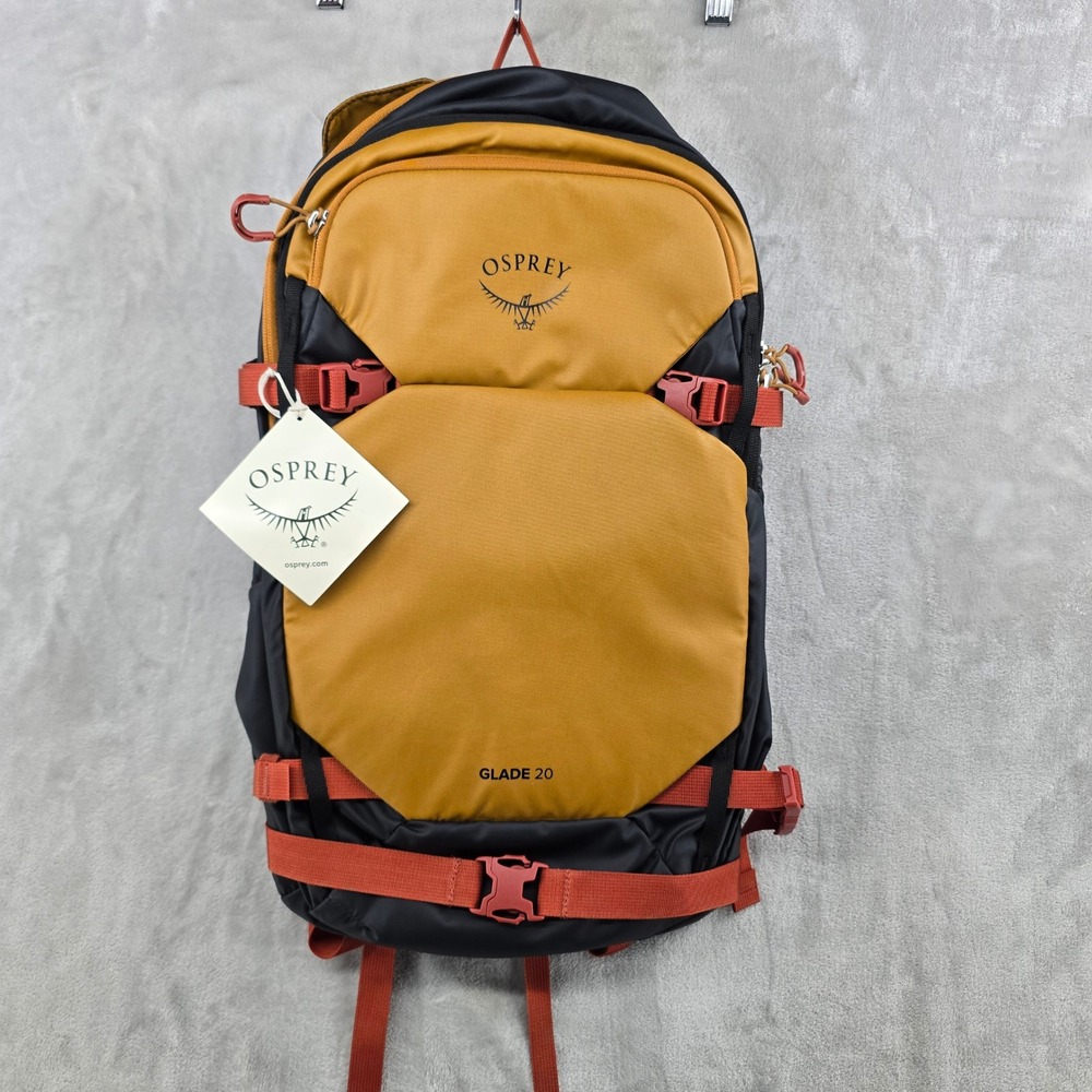 Osprey Glade 20 Backpack Unisex OS Barley Brown Black Hydration Reservoir New